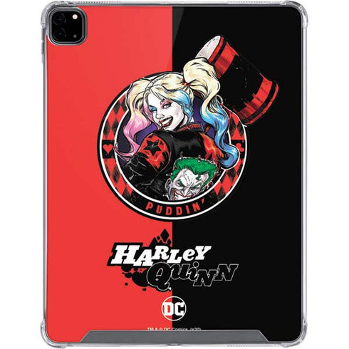 DC Comics Harley Quinn Puddin iPad Pro 12.9in (2020) Clear Case